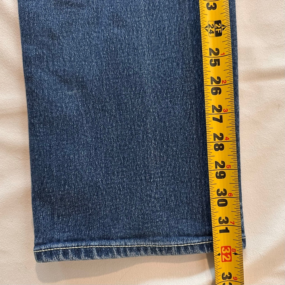 Vintage Sasson High Rise Straight Leg Jeans | Classic Blue Denim | 90s Fit | Sm - Picture 7 of 8